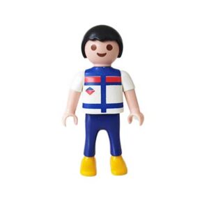 Playmobil Kind Jongen Lange Broek Groen Blauw - Komische Levi