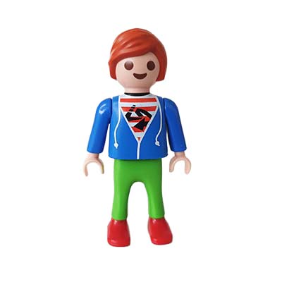 Playmobil Kind Jongen Lange Broek Groen Blauw – Allerliefste Mason