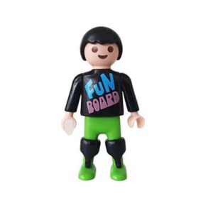 Playmobil Kind Jongen Lange Broek Groen Blauw – Grappige Gijs