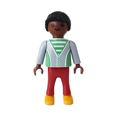 Playmobil Kind Jongen Lange Broek Rood Geel – Geliefde Rayan