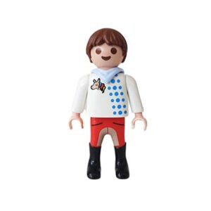 Playmobil Kind Jongen Lange Broek Rood Geel – Energieke Joep