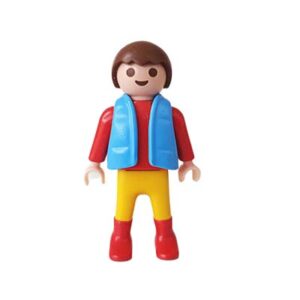 Playmobil Kind Jongen Lange Broek Rood Geel – Sterke Daniël