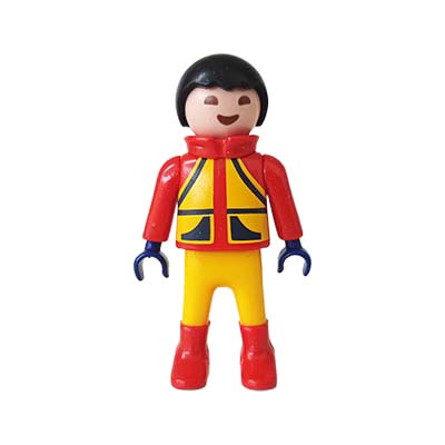 Playmobil Kind Jongen Lange Broek Rood Geel – Schattige Tobias