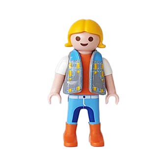 Playmobil Kind Meisje Broek lang Blauw – Stoere Beau