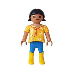 Playmobil Kind Meisje Broek lang Blauw – Krachtige Billie