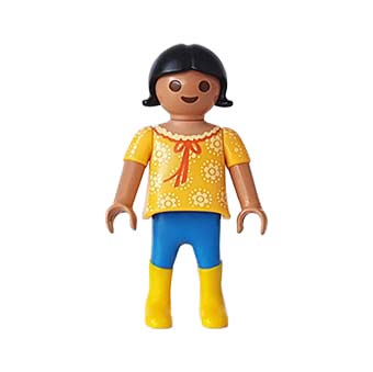 Playmobil Kind Meisje Broek lang Blauw – Krachtige Billie