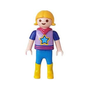 Playmobil Kind Meisje Broek lang Blauw – Avontuurlijke Jamie