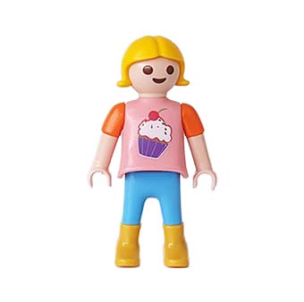Playmobil Kind Meisje Broek lang Blauw – Dappere Teddy