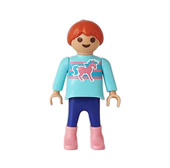 Playmobil Kind Meisje Broek lang Blauw – Vrolijke Amélie