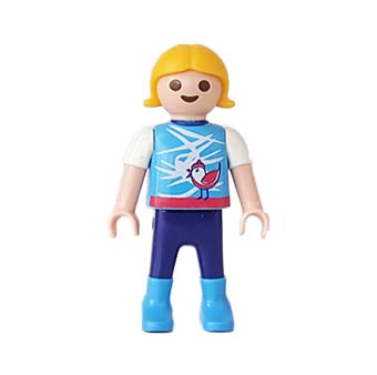 Playmobil Kind Meisje Broek lang Blauw – Avontuurlijke Céline