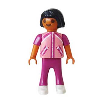Playmobil Kind Meisje Broek lang Rood Paars – Vriendelijke Lena