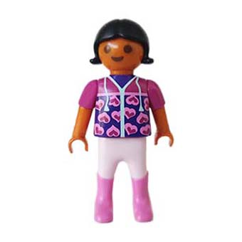 Playmobil Kind Meisje Broek lang Rood Paars – Vriendelijke Sophie