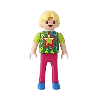 Playmobil Kind Meisje Broek lang Rood Paars – Zachtaardige Emilia