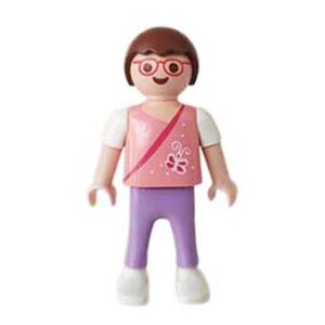 Playmobil Kind Meisje Broek lang Rood Paars – Blije Lina