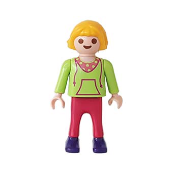 Playmobil Kind Meisje Broek lang Rood Paars – Brave Anne