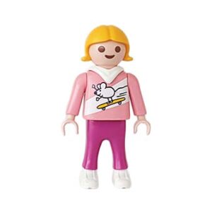 Playmobil Kind Meisje Broek lang Rood Paars – Aardige Elin