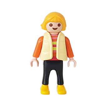 Playmobil Kind Meisje Broek lang Grijs Kaki Bruin – Avontuurlijke Grace