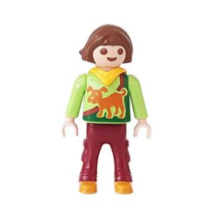 Playmobil Kind Meisje Broek lang Grijs Kaki Bruin – Behulpzame Olivia