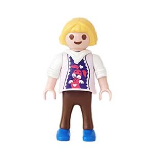 Playmobil Kind Meisje Broek lang Grijs Kaki Bruin – Empathische Mia