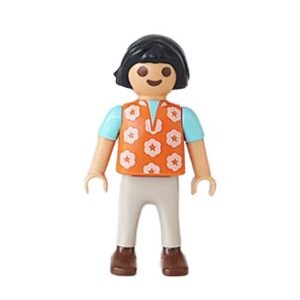 Playmobil Kind Meisje Broek lang Grijs Kaki Bruin – Energieke Harper