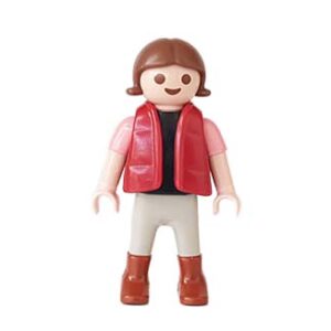 Playmobil Kind Meisje Broek lang Grijs Kaki Bruin – Liefdevolle Ella