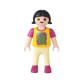 Playmobil Kind Meisje Broek lang Geel – Sympathieke Sophie