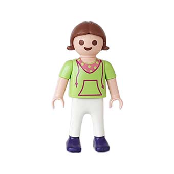 Playmobil Kind Meisje Broek lang Wit – Dappere Loua