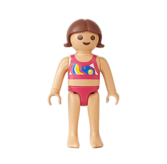 Playmobil Kind Meisje Badpak, Broek kort Geel, Groen – Pittige Milou