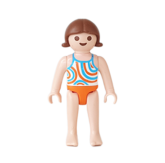 Playmobil Kind Meisje Badpak, Broek kort Geel, Groen – Vlotte Sarah