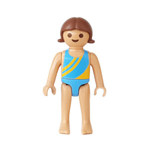 Playmobil Kind Meisje Badpak, Broek kort Geel, Groen – Vrolijke Esmee