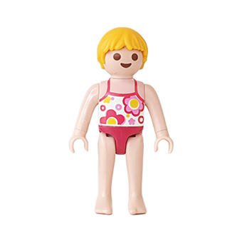 Playmobil Kind Meisje Badpak, Broek kort Geel, Groen – Mooie Naomi
