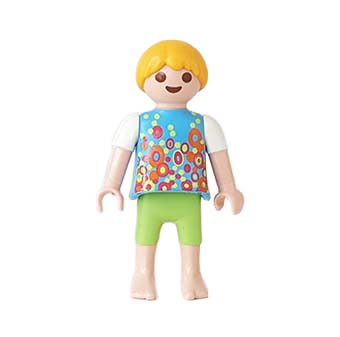 Playmobil Kind Meisje Badpak, Broek kort Geel, Groen – Sterke Linde