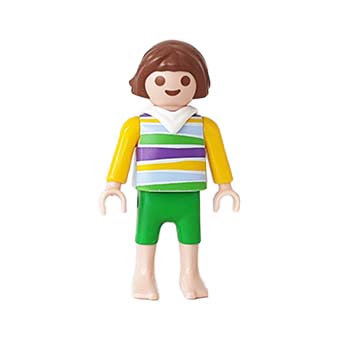 Playmobil Kind Meisje Badpak, Broek kort Geel, Groen – Grappige Maria