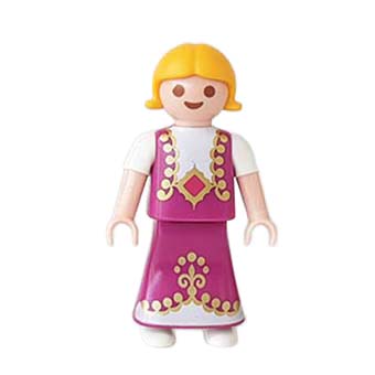 Playmobil Kind Meisje in Jurk, Konijnen – Vrolijke Isa
