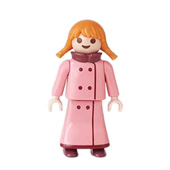 Playmobil Kind Meisje in Jurk, Konijnen – Dappere Rosa