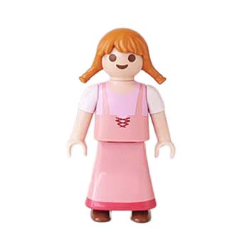 Playmobil Kind Meisje in Jurk, Konijnen – Geliefde Linde