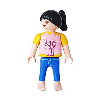 Playmobil Kind Meisje Korte Broek Blauw – Vlotte Evi