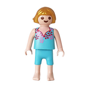 Playmobil Kind Meisje Korte Broek Blauw – Schattige Emma