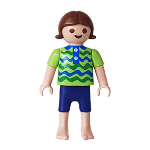 Playmobil Kind Meisje Korte Broek Blauw – Allerliefste Liva