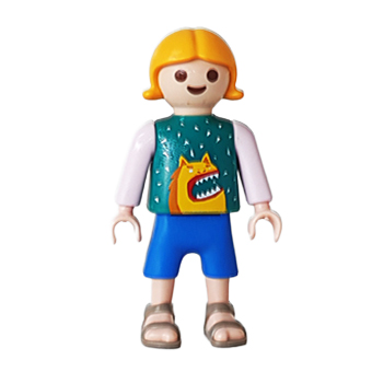 Playmobil Kind Meisje Korte Broek Blauw – Vermakelijke Juul
