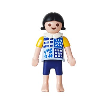 Playmobil Kind Meisje Korte Broek Blauw - Knappe Sanne