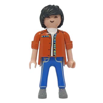 Playmobil Snowboarder, Vader, Leraar, Chauffeur, Skiër, Hondentrainer, Geheim Agent – 04