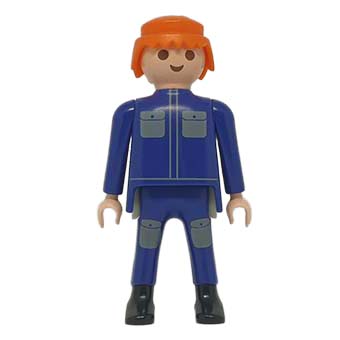 Playmobil Snowboarder, Vader, Leraar, Chauffeur, Skiër, Hondentrainer, Geheim Agent – 06