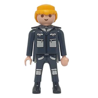 Playmobil Snowboarder, Vader, Leraar, Chauffeur, Skiër, Hondentrainer, Geheim Agent – 07