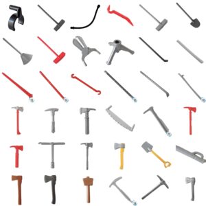 Playmobil Onderdelen Gereedschap Brandweer Boswachter Bouwvakkers