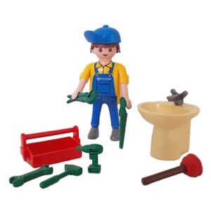 Playmobil 4655 Loodgieter Met Wastafel
