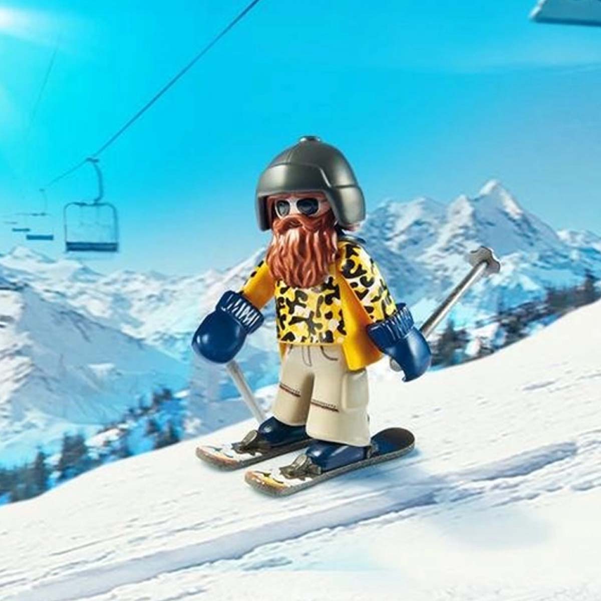 Playmobil 9284 Skiër met Polen