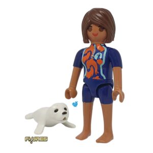 Playmobil Figures Serie 21 Zeehonden Trainster