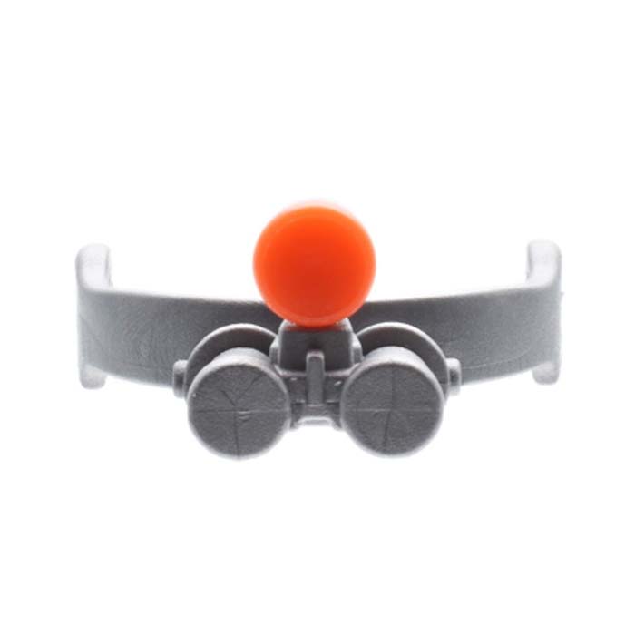 Playmobil hoofdlamp met rood licht