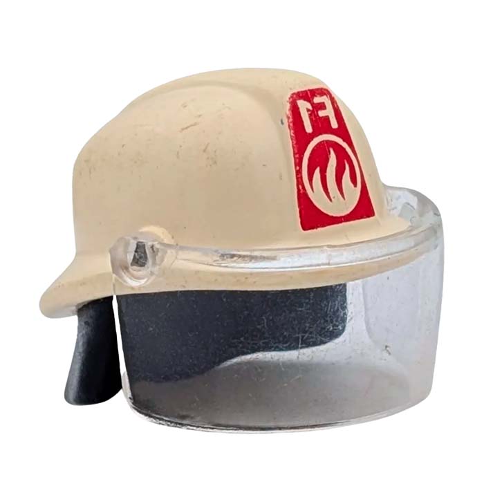 Playmobil Brandweer Helm Beige